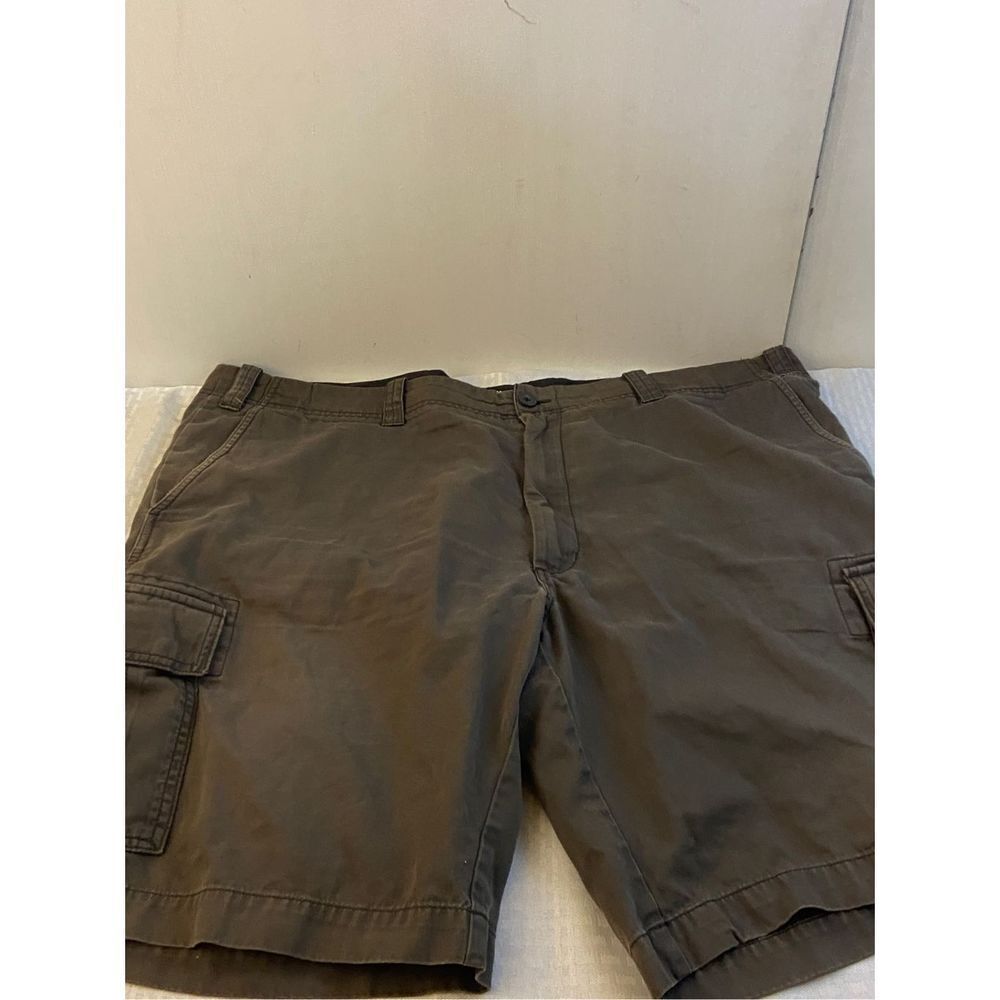 Roundtree size 46w gray‎ cargo shorts rn # 58909